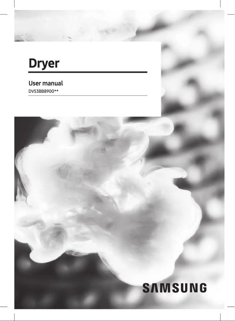 Image de la première page du manuel de l'appareil DV53BB8900HDA2