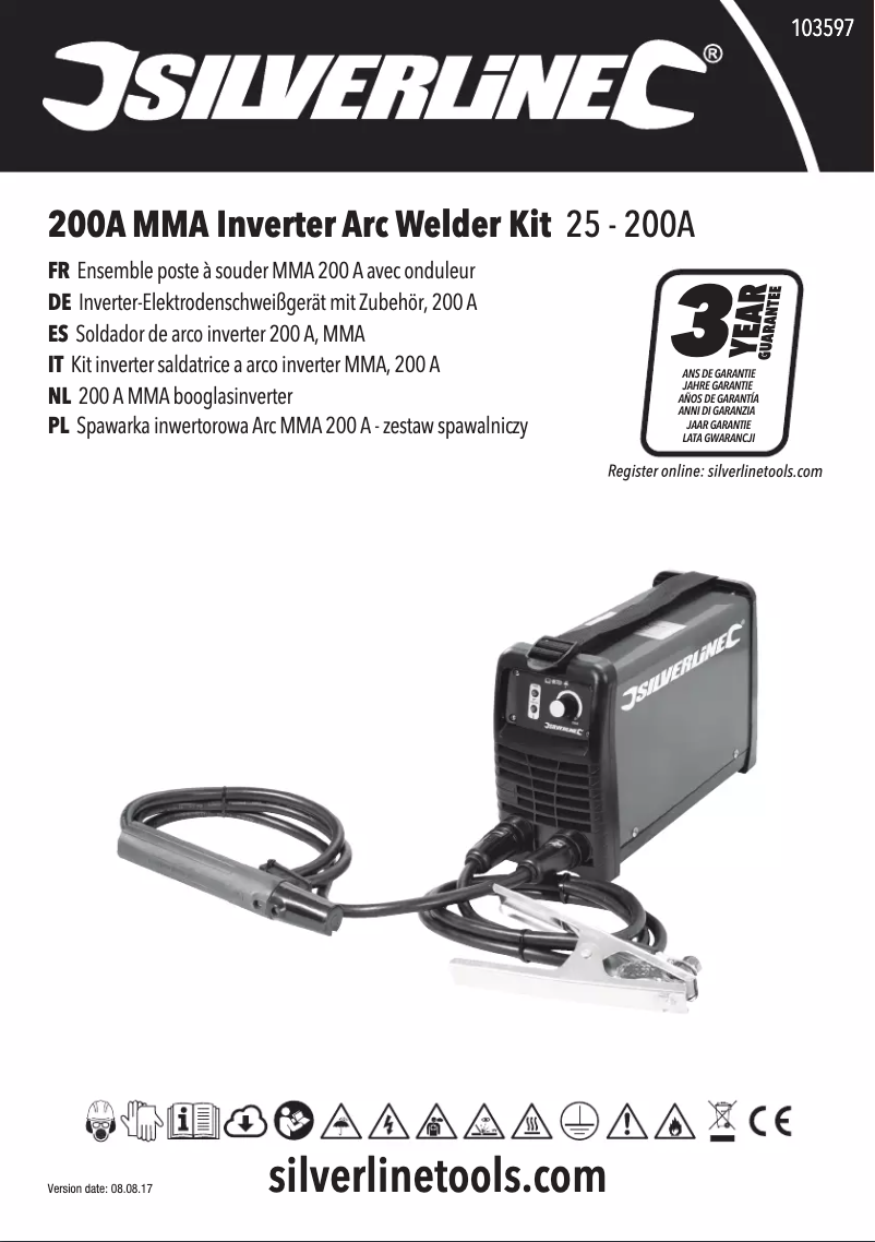 Image de la première page du manuel de l'appareil 103597