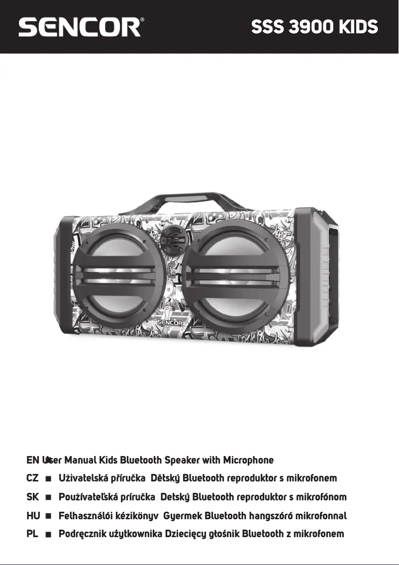 Image de la première page du manuel de l'appareil SSS 3900