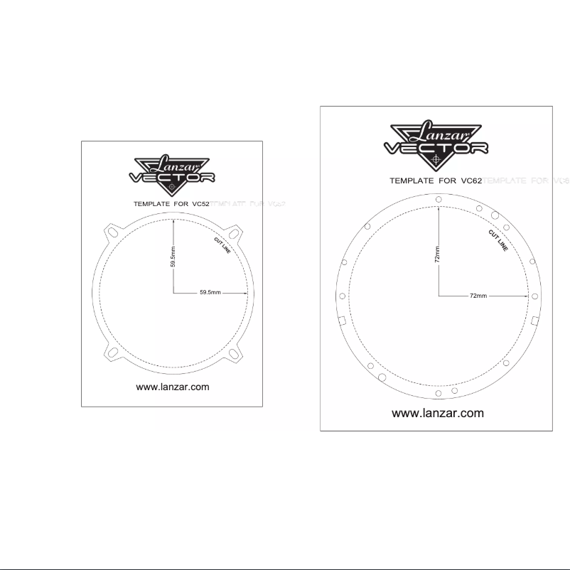 Page 1 de la notice Manuel utilisateur Lanzar VC62