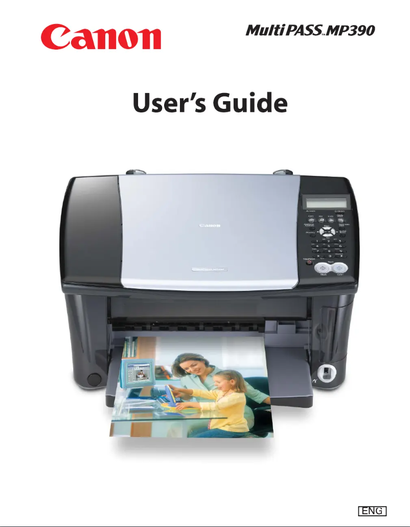 Image de la première page du manuel de l'appareil MultiPASS MP390