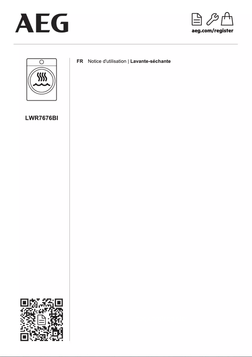 Image de la première page du manuel de l'appareil LWR7676BI