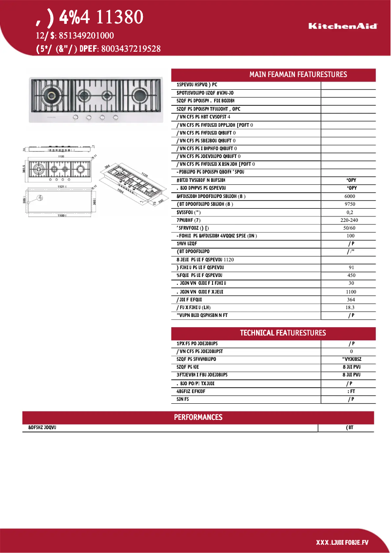Page 1 de la notice Manuel utilisateur KitchenAid KHSD4 11380