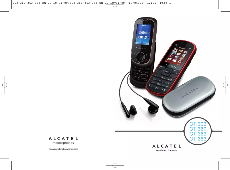 Page n°1 - Manuel utilisateur Alcatel One Touch 360