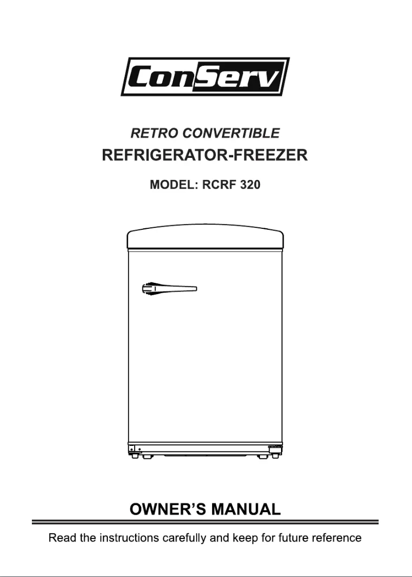 Image de la première page du manuel de l'appareil RCRF320RCFR325