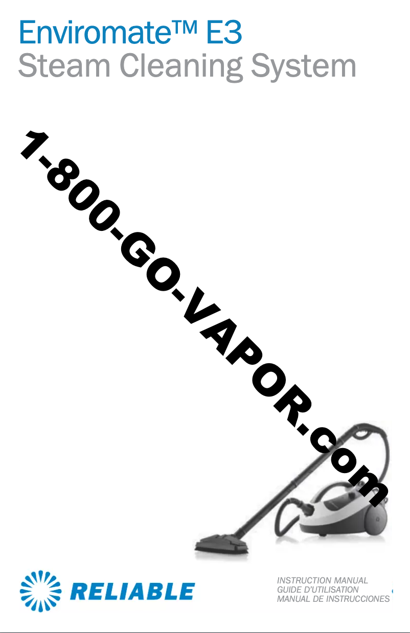 Image de la première page du manuel de l'appareil Enviromate E3