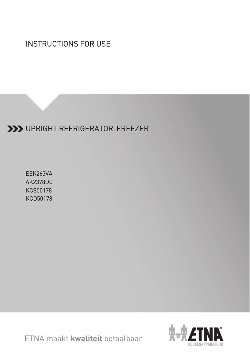 Page 1 de la notice Mode d'emploi Etna KCD50178