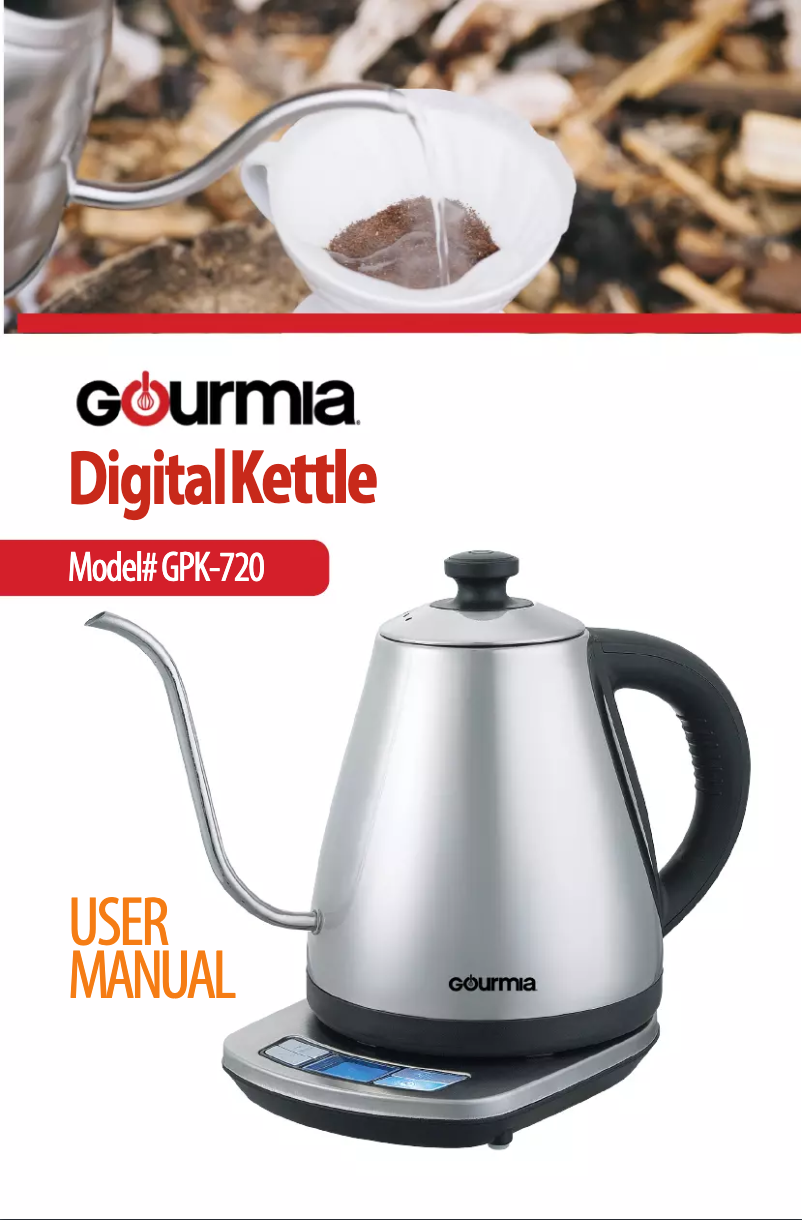Page n°1 - Manuel utilisateur Gourmia GPK720