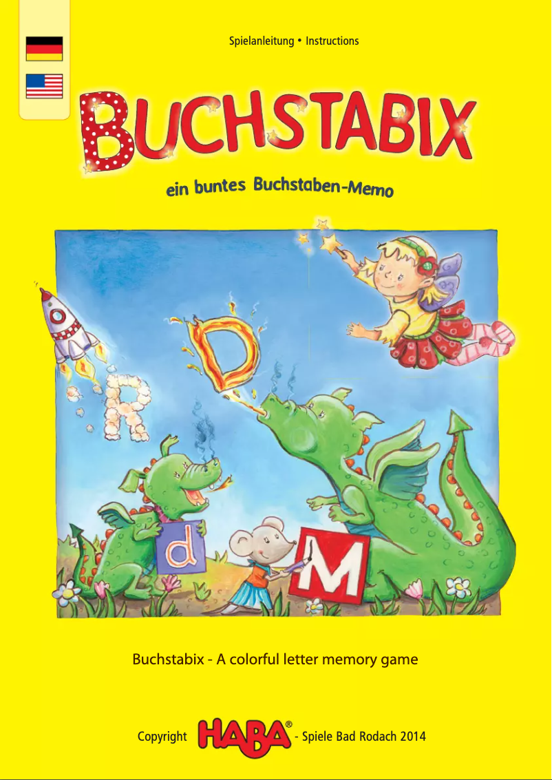 Image de la première page du manuel de l'appareil Buchstabix