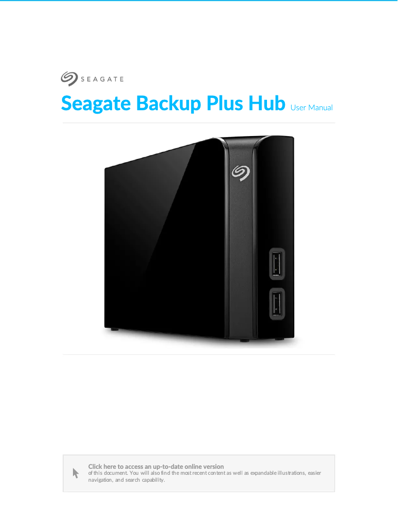 Image de la première page du manuel de l'appareil Backup Plus STEL12000400