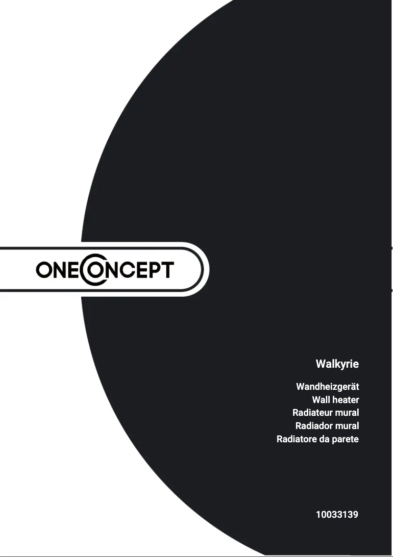 Page n°1 - Manuel utilisateur OneConcept Heat Spike