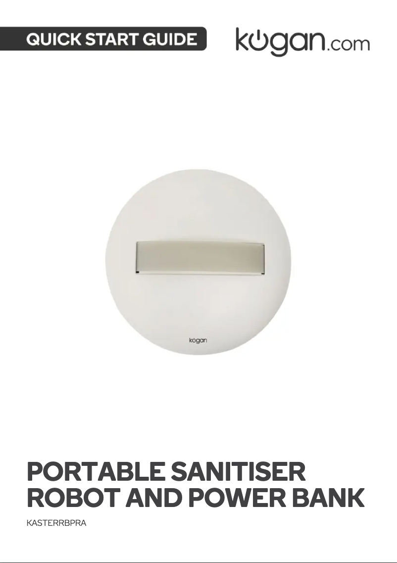 Image de la première page du manuel de l'appareil KASTERRBPRA