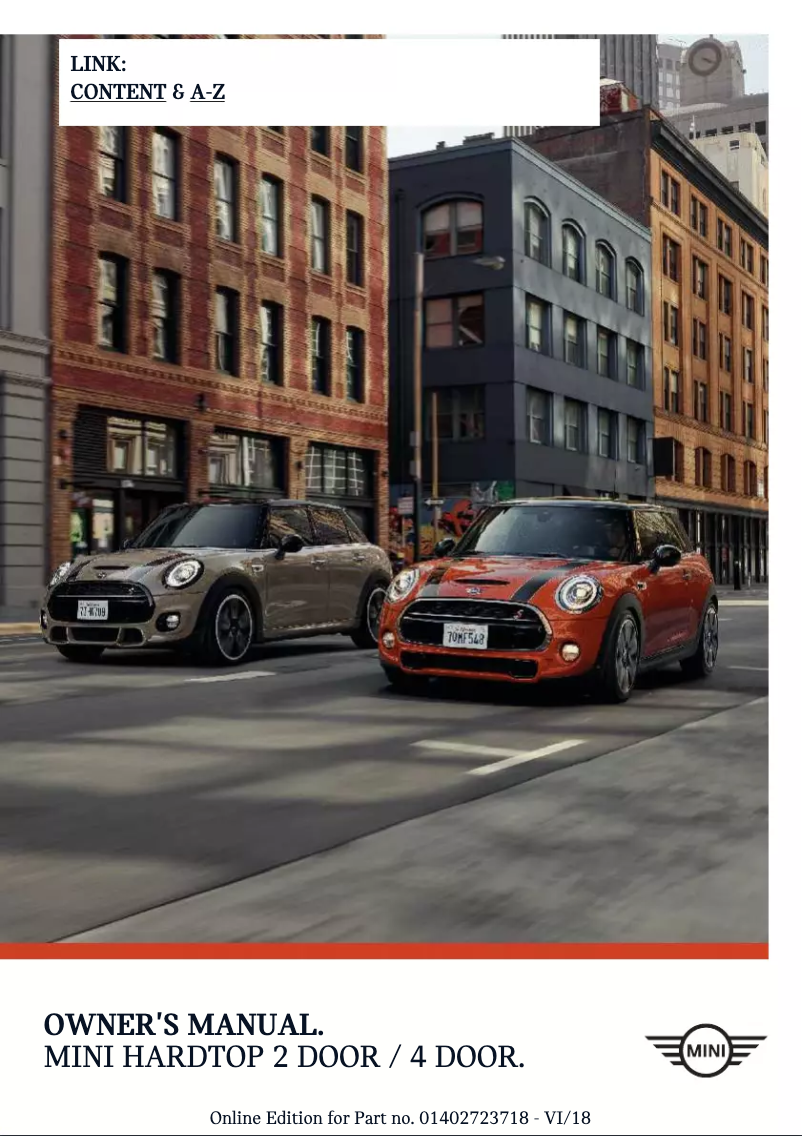 Image de la première page du manuel de l'appareil Cooper (2019)