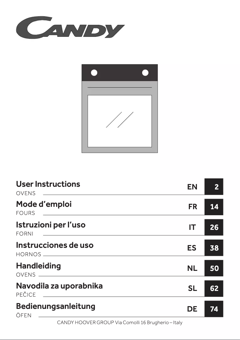Image de la première page du manuel de l'appareil PCI27XCHW6LXS