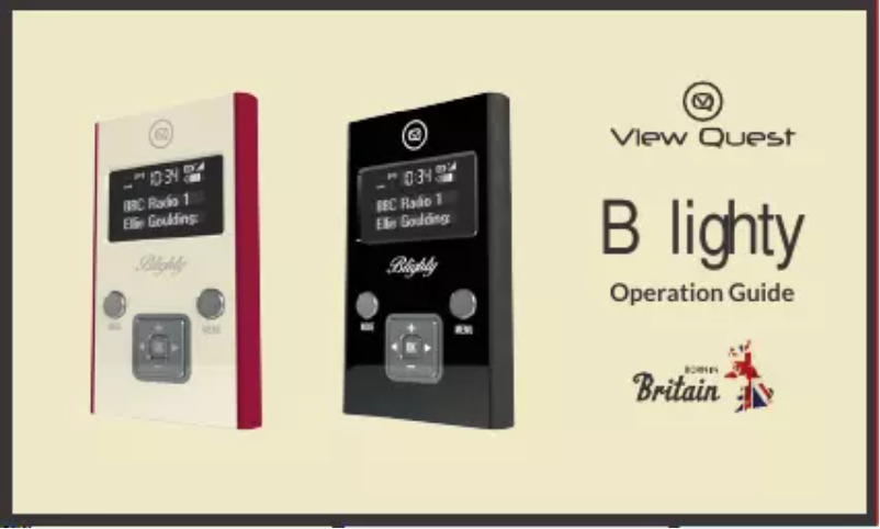 Page n°1 - Manuel utilisateur VQ Blighty