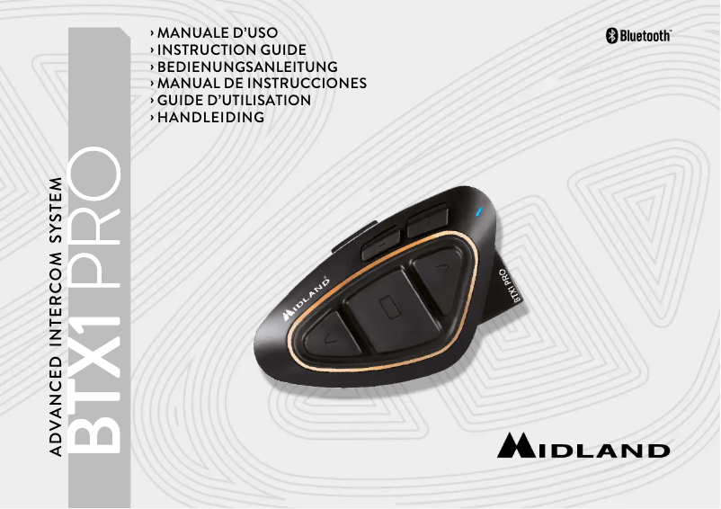 Page n°1 - Manuel utilisateur Midland BTX1 Pro