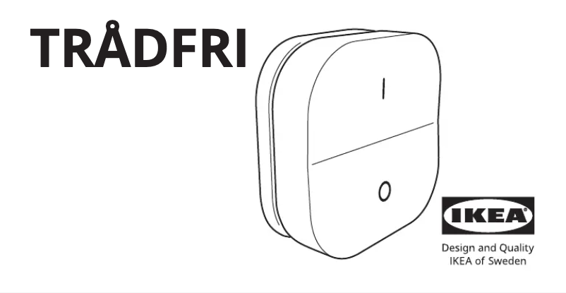 Page 1 de la notice Manuel utilisateur Ikea TRÅDFRI 504.359.34