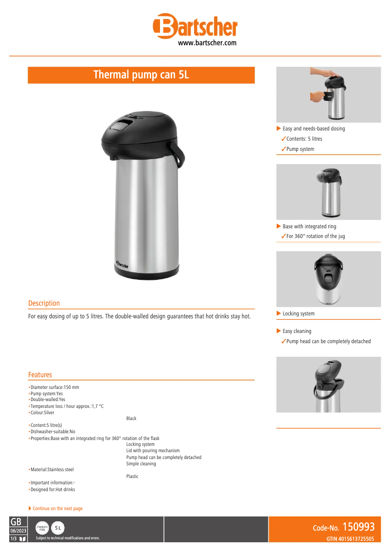 Imagen de la primera página del manual del dispositivo 150993