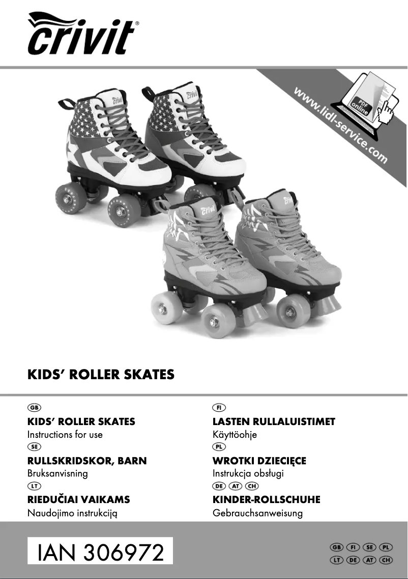 Page n°1 - Manuel utilisateur Crivit IAN 306972