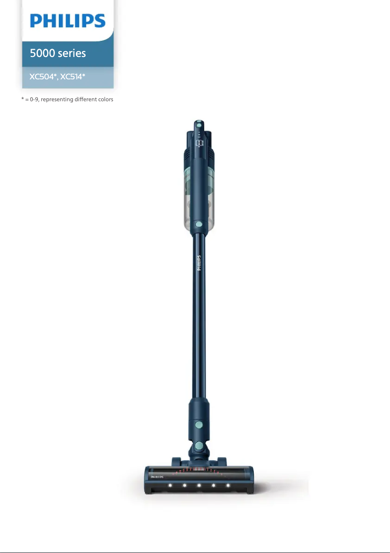 Page n°1 - Manuel utilisateur Philips 5000 Series XC5043