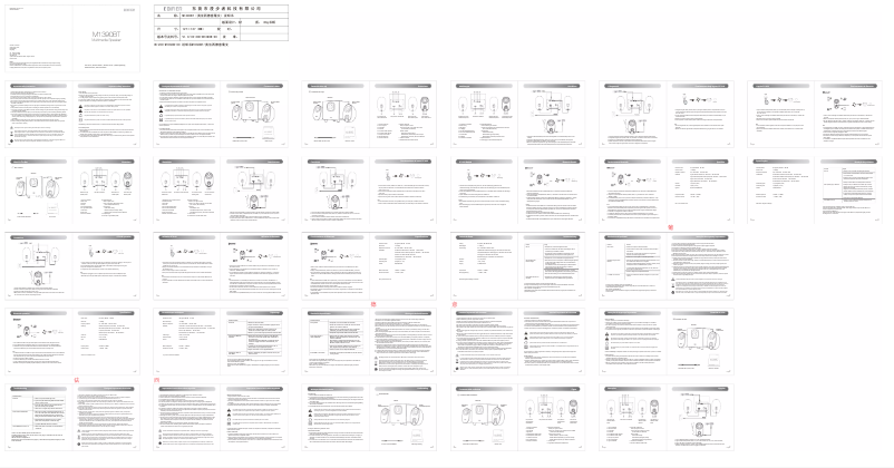 Page n°1 - Manuel utilisateur Edifier M1390BT