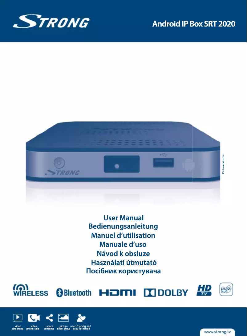 Page 1 de la notice Manuel utilisateur Strong SRT 2020