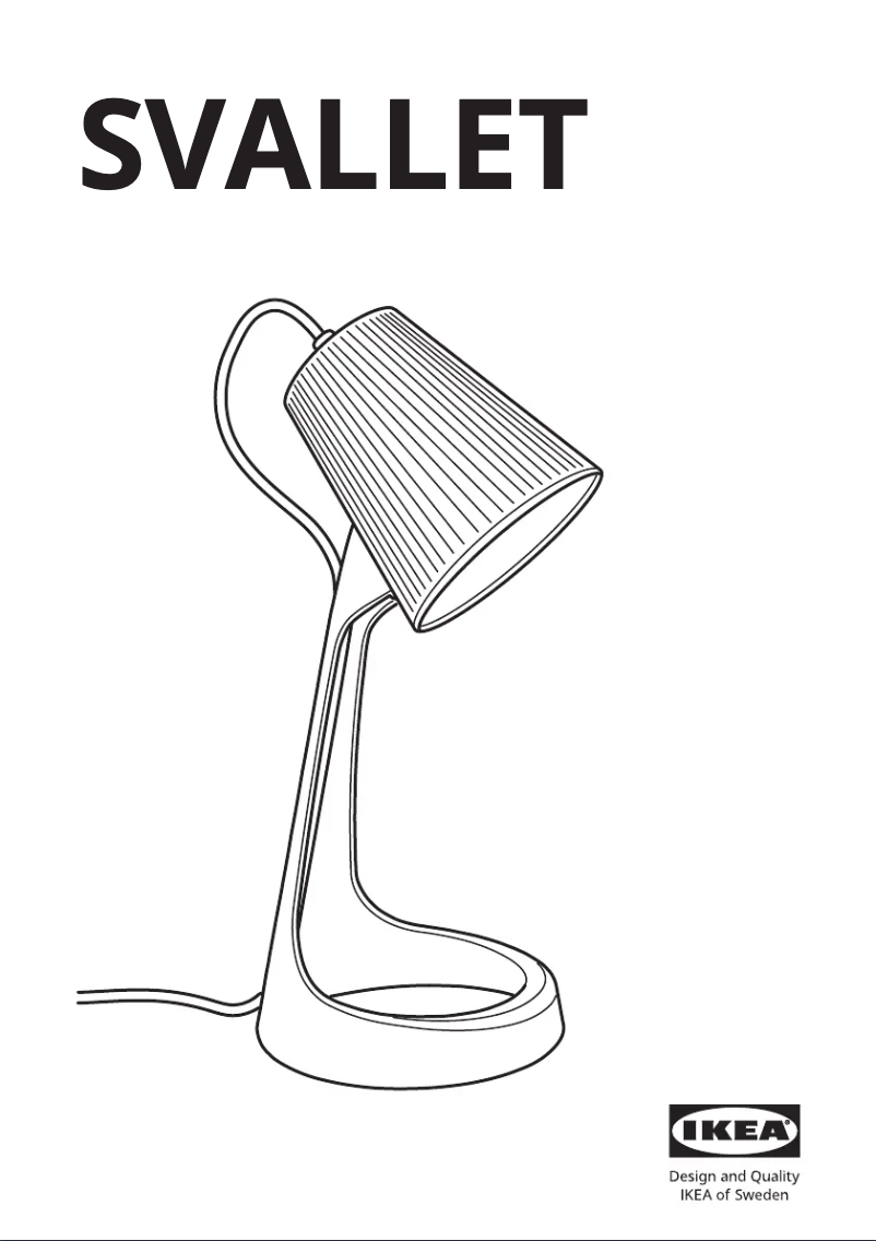 Image de la première page du manuel de l'appareil SVALLET 703.584.87