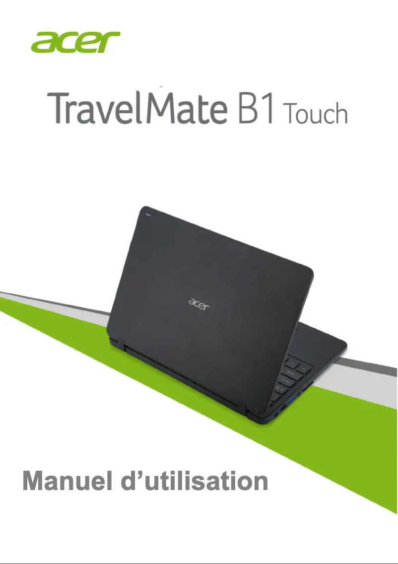 Page n°1 - Manuel utilisateur Acer TravelMate B1