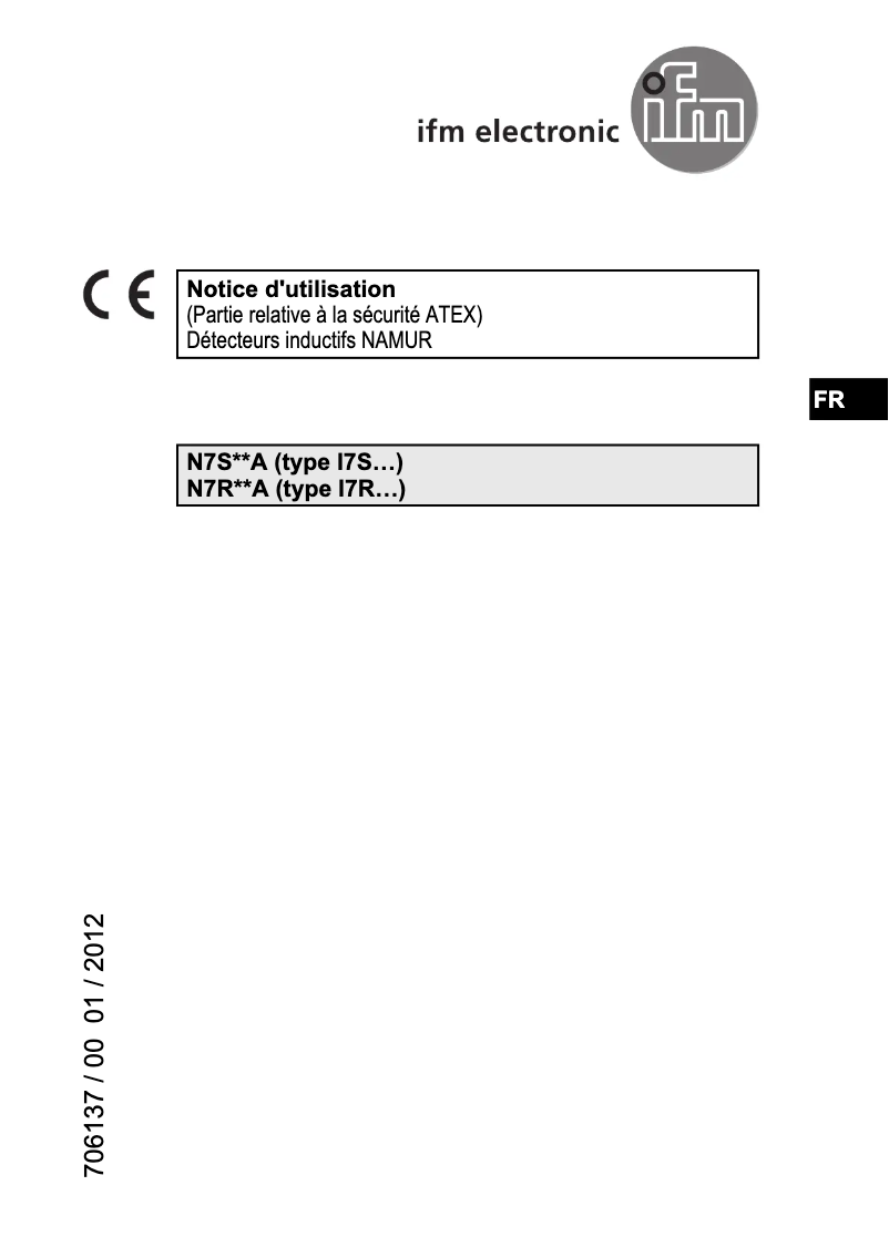 Image de la première page du manuel de l'appareil N7S20A