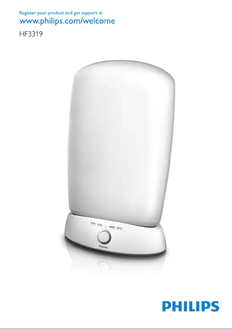 Imagen de la primera página del manual del dispositivo EnergyLight HF3319