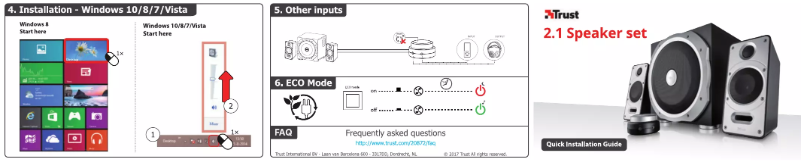 Página 1 del manual Manual de usuario Trust Byron 2.1