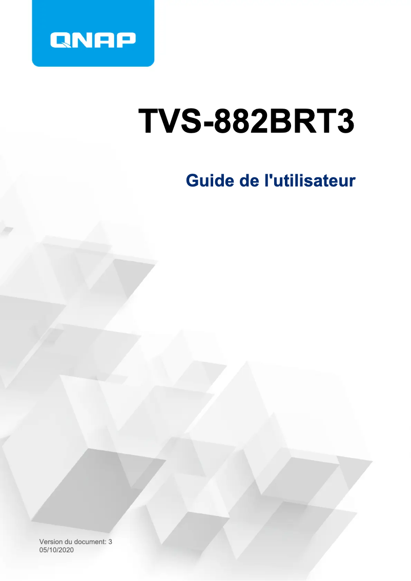 Image de la première page du manuel de l'appareil TVS-882BRT3