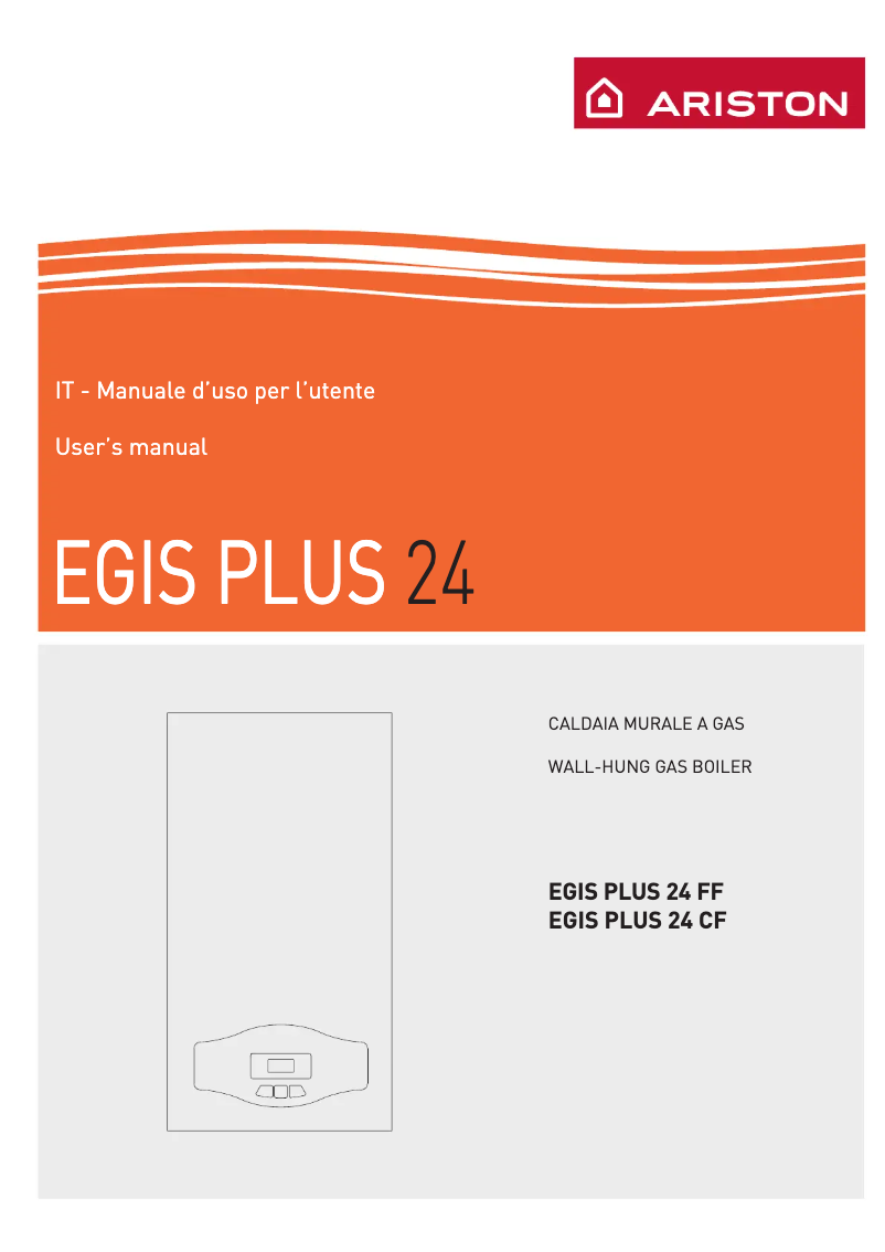 Image de la première page du manuel de l'appareil EGIS PLUS 24 CF