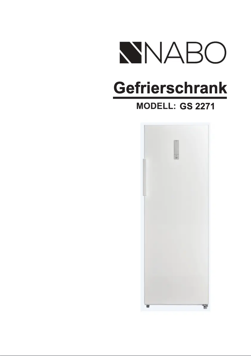 Page n°1 - Manuel utilisateur Nabo GS 2271