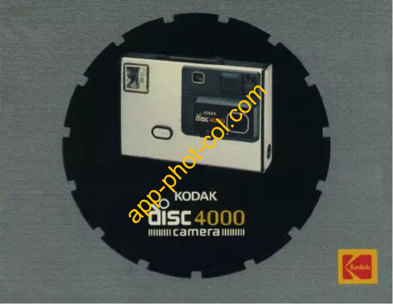 Page n°1 - Manuel utilisateur Kodak Disc 4000