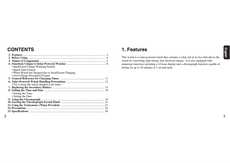 Image de la première page du manuel de l'appareil CAL H570