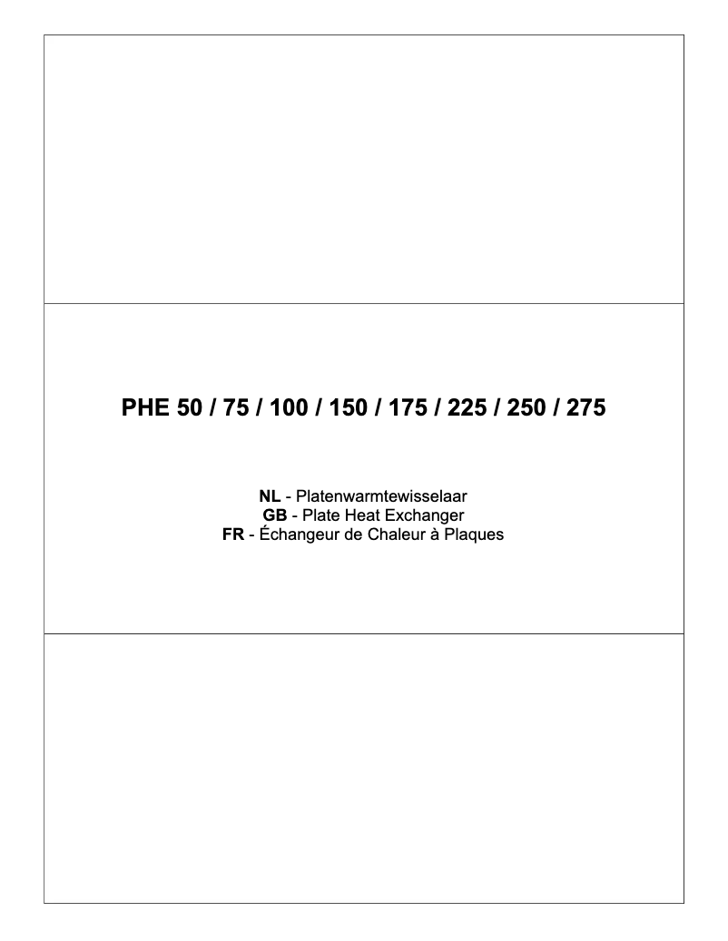 Page n°1 - Manuel utilisateur A.O. Smith PHE 275