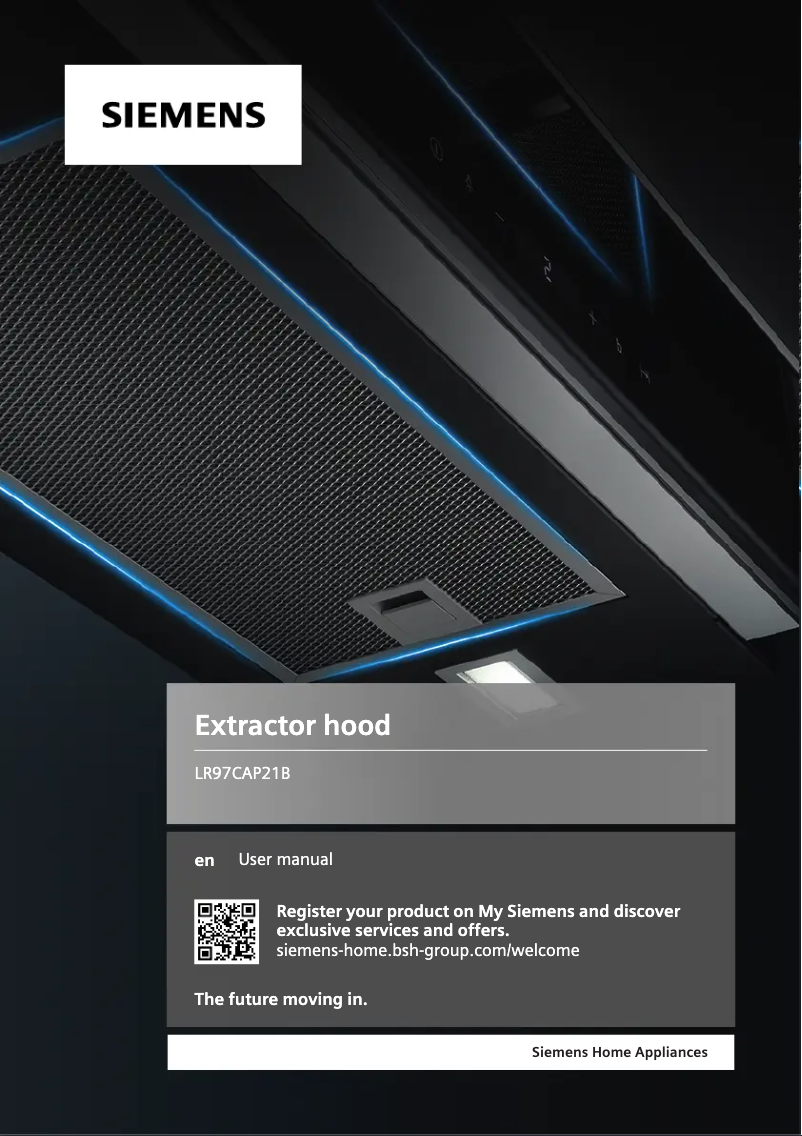 Image de la première page du manuel de l'appareil LR97CAP21B