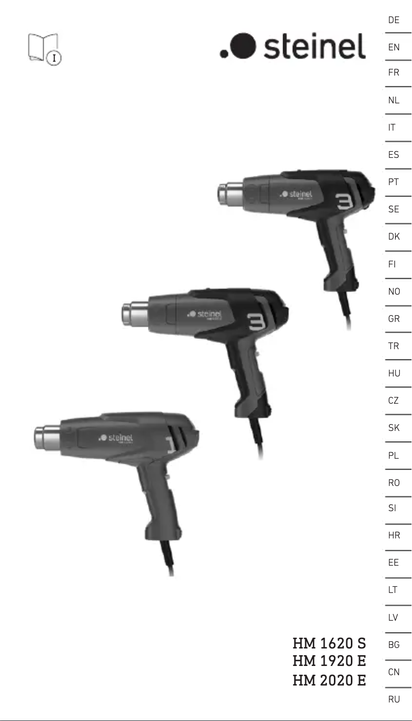 Page n°1 - Manuel utilisateur Steinel HM 1620 S