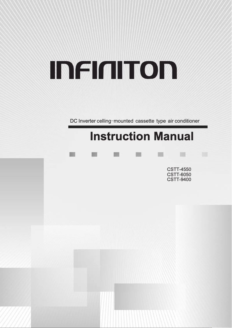 Page n°1 - Manuel utilisateur Infiniton CSTT-4550