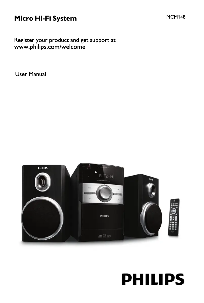 Image de la première page du manuel de l'appareil MCM148