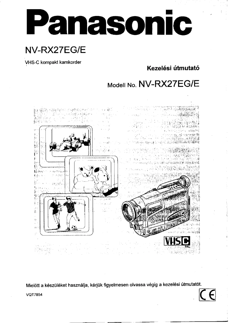 Page 1 de la notice Manuel utilisateur Panasonic NV-RX27E