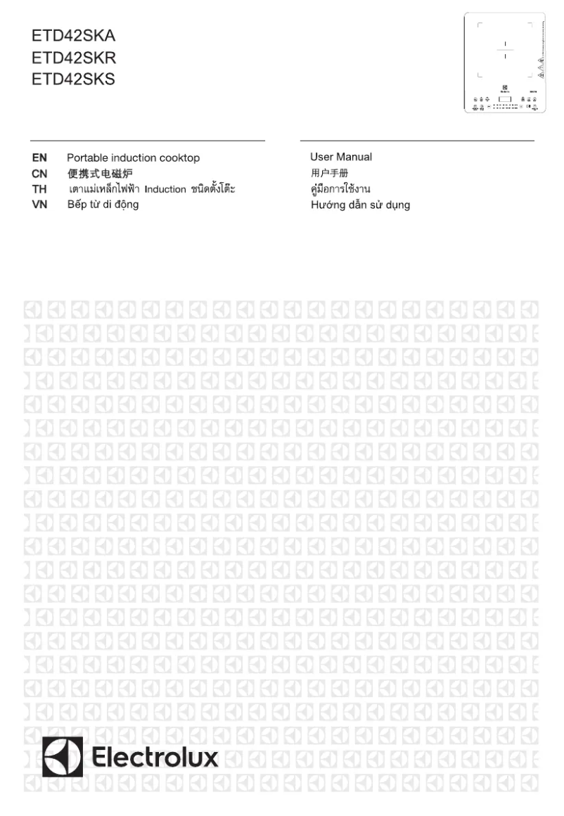Page 1 de la notice Manuel utilisateur Electrolux ETD42SKR