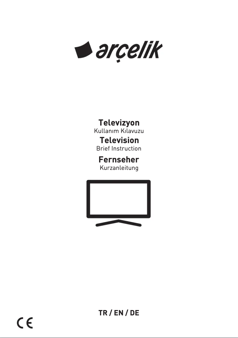 Page n°1 - Manuel utilisateur Arçelik A43 A 550 BE