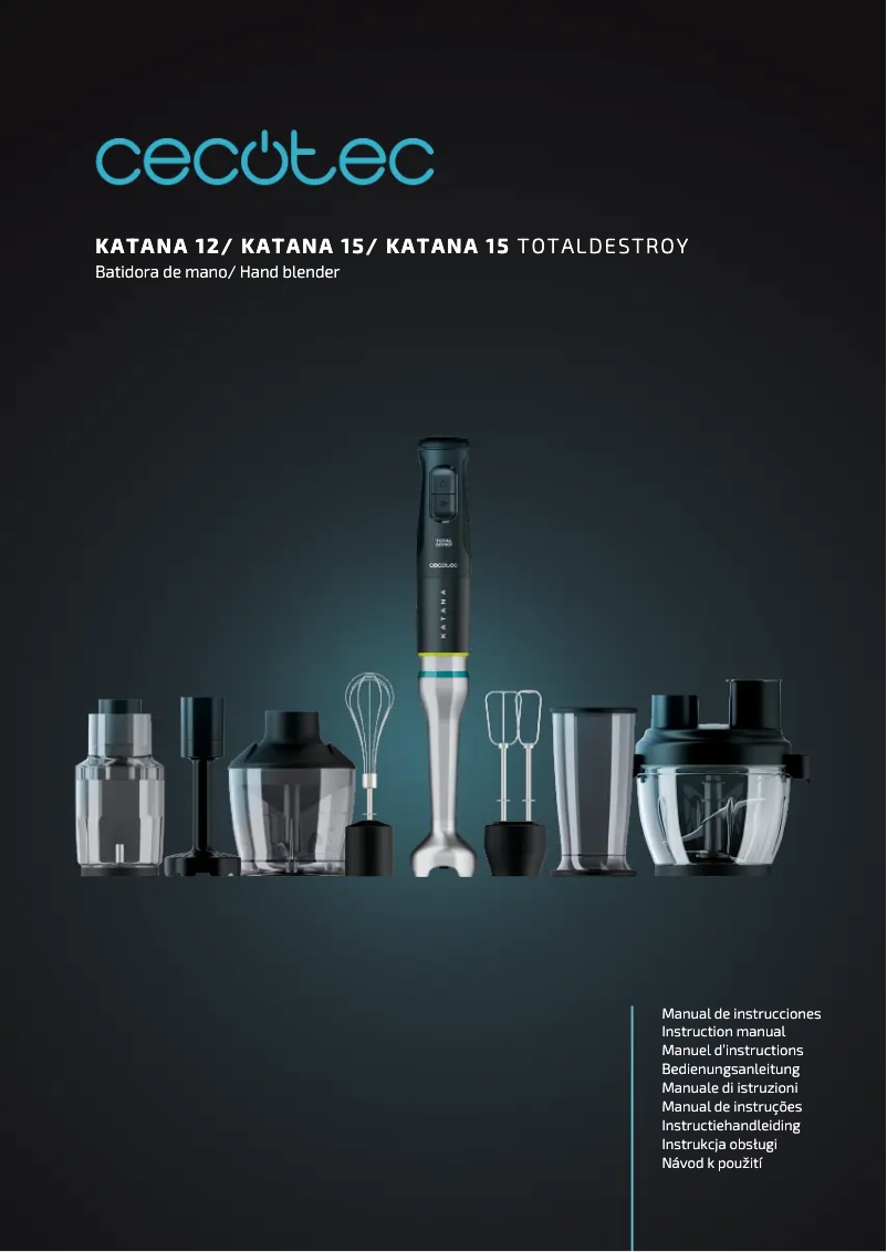 Image de la première page du manuel de l'appareil Katana 12