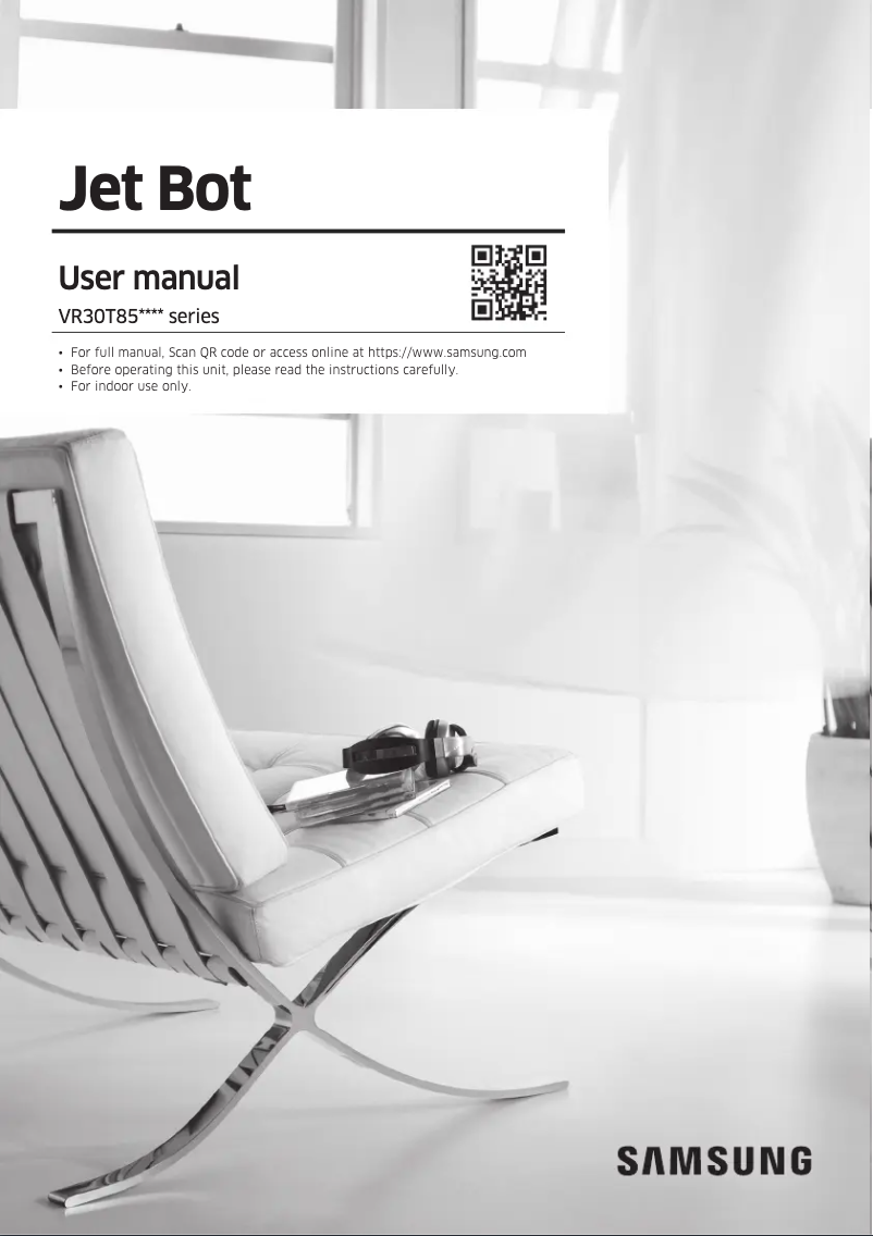 Page n°1 - Guide de démarrage rapide Samsung Jet Bot VR30T85513W
