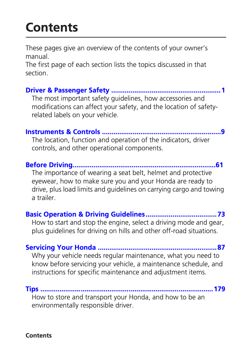 Image de la première page du manuel de l'appareil Pioneer 700 (2015)