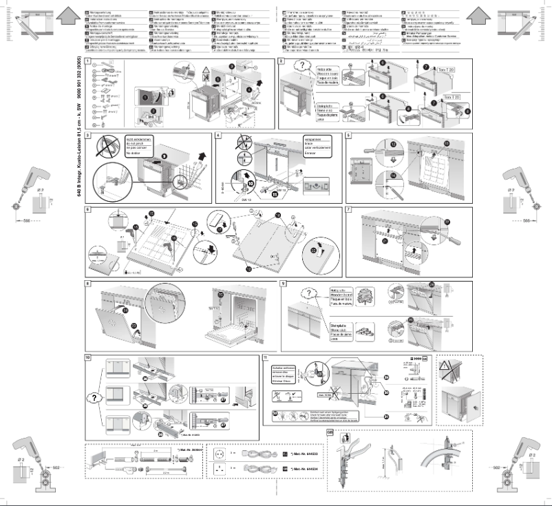 Page 1 de la notice Guide d'installation Bosch SMI50D05TR