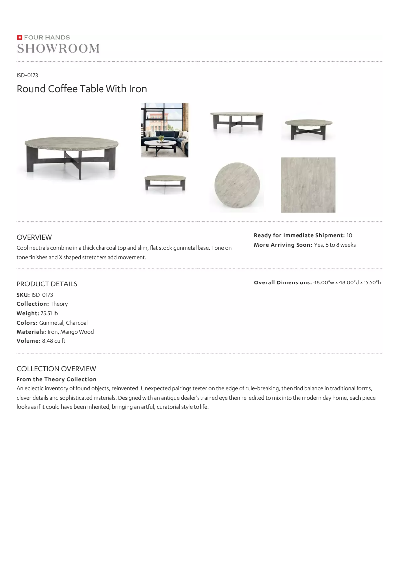 Page 1 de la notice Manuel utilisateur Four Hands ISD-0173