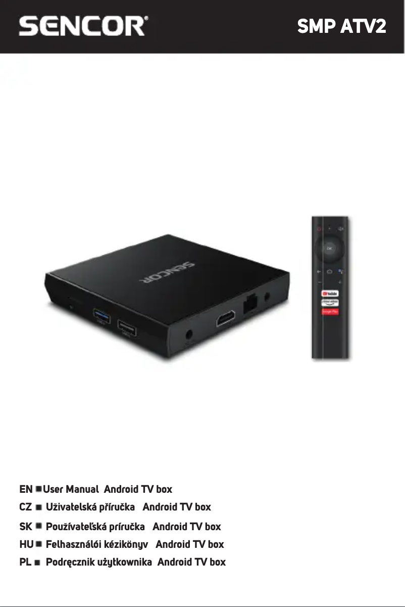 Page n°1 - Manuel utilisateur Sencor SMP ATV2